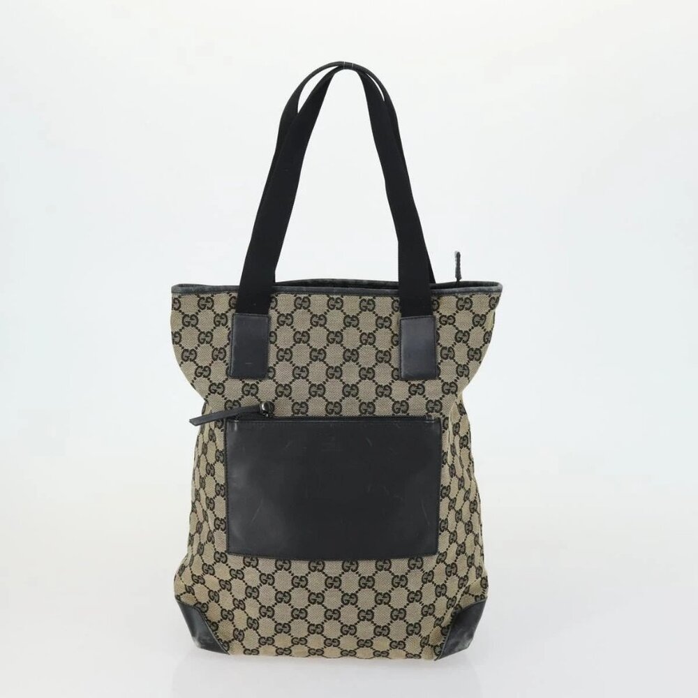 GUCCI GG Canvas Web Sherry Line Shoulder Bag 5 Set Beige Red Auth fm4976 - Picture 7 of 16